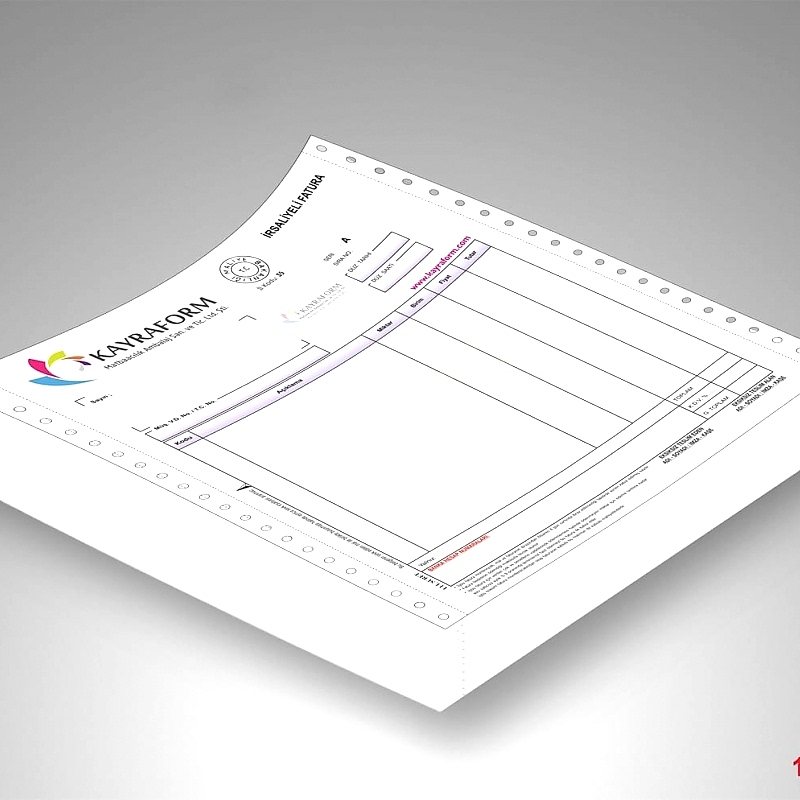 Sürekli Form Fatura, Sürekli Form İrsaliye 